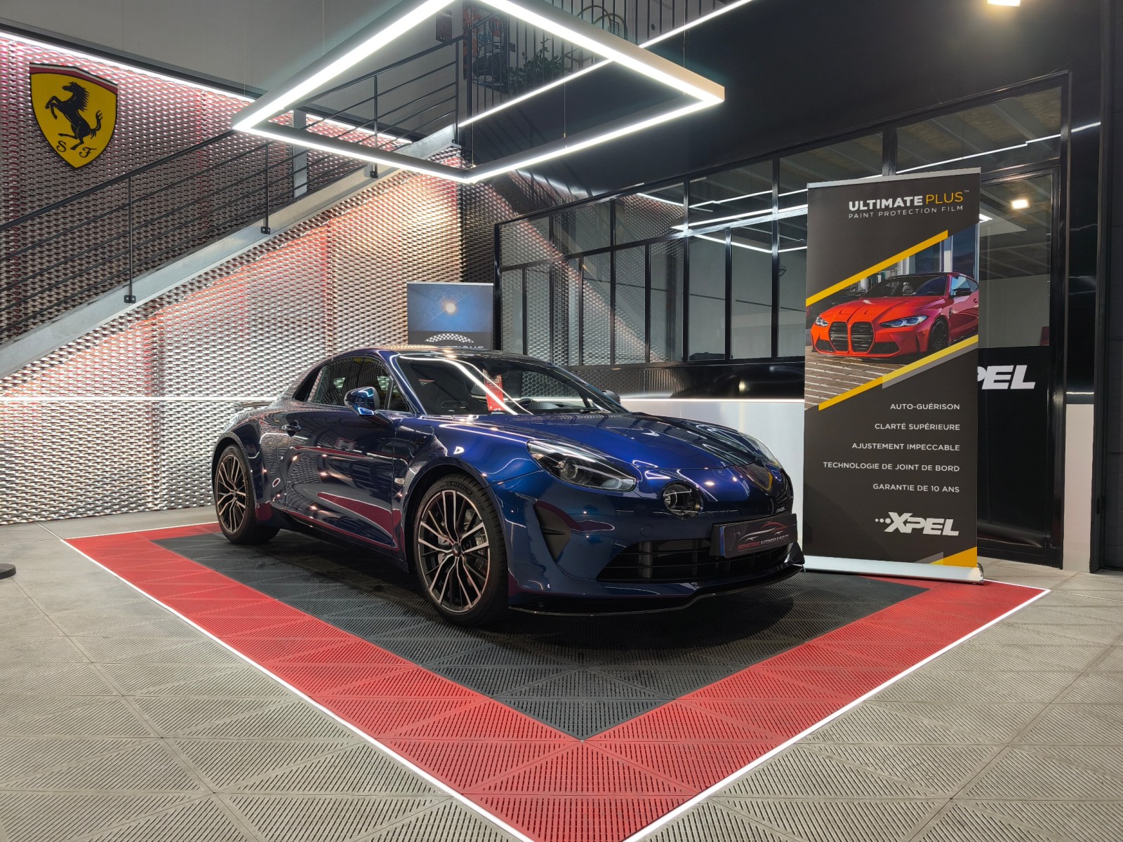 l'Alpine A110 GTS: Protection complète film PPF XPEL et traitement céramique Gtechniq par Esthétique Automobile Sud 77 